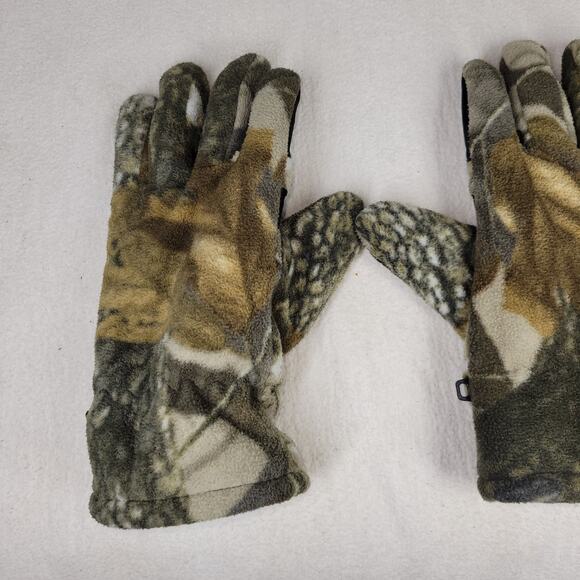 Outfitters Ridge Gloves Camo Green Woodlands Gorpcore Cold Warm Hunter Hunting - Picture 9 of 11